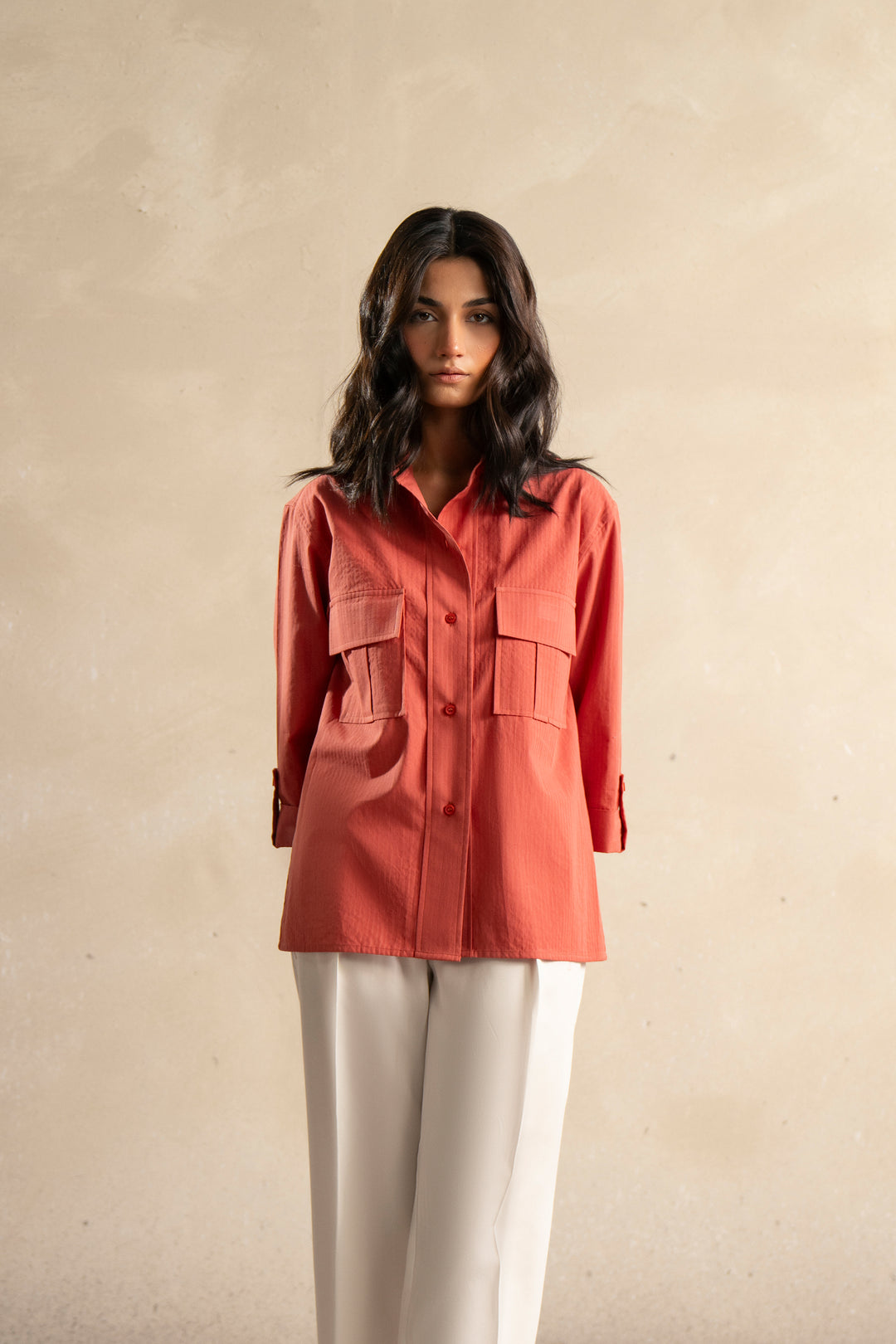 Terracotta Two Pocket Shirt