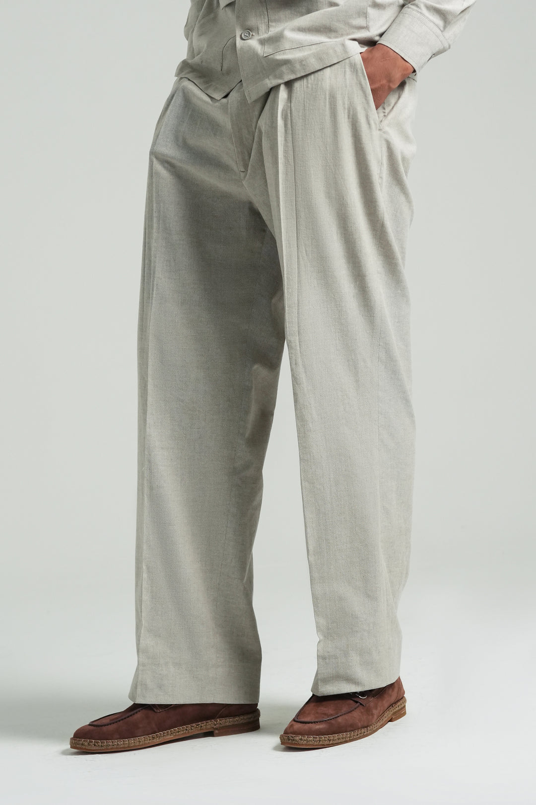 Sand Straight fit Trouser