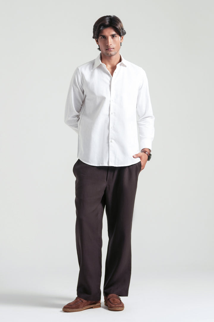 White Linen Shirt