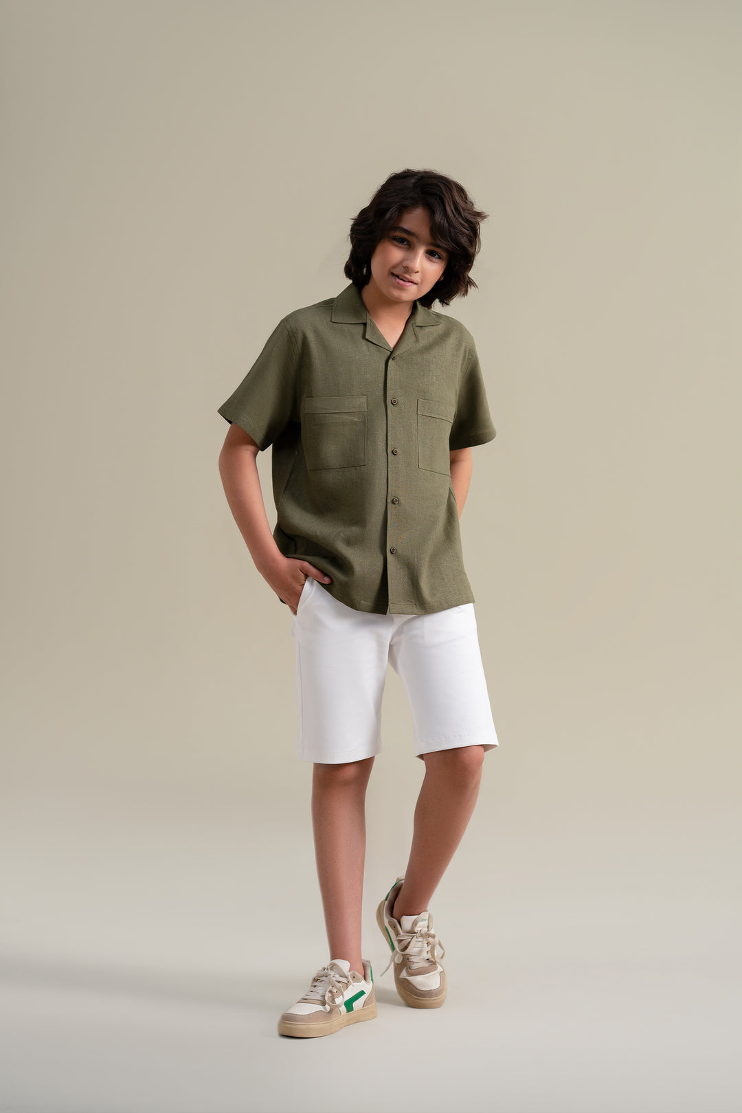 Olive Resort Shirt