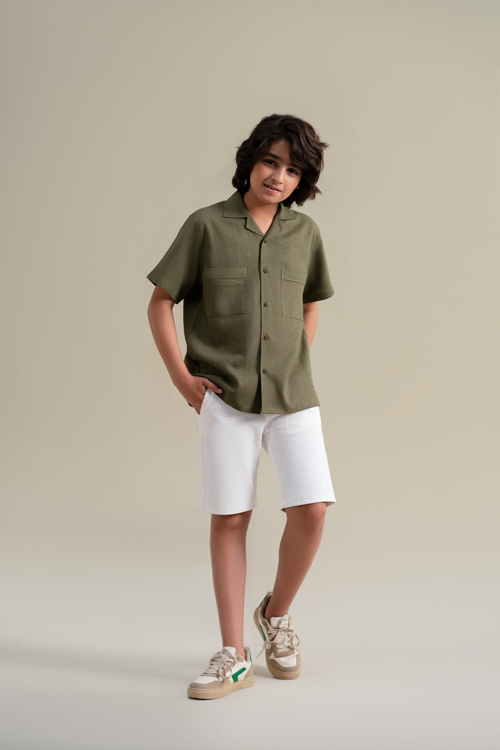 Olive Resort Shirt
