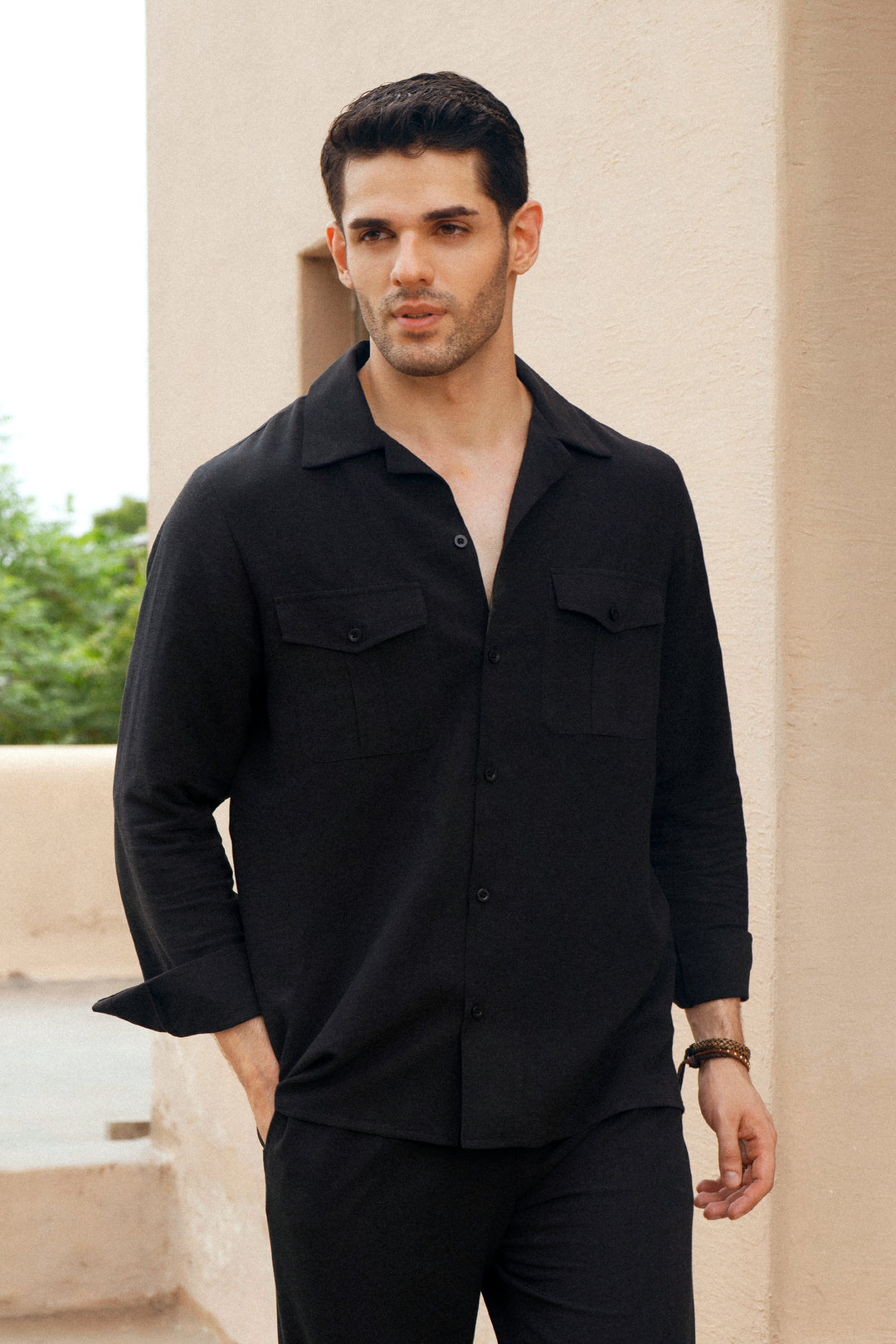Black Linen Co-Ord