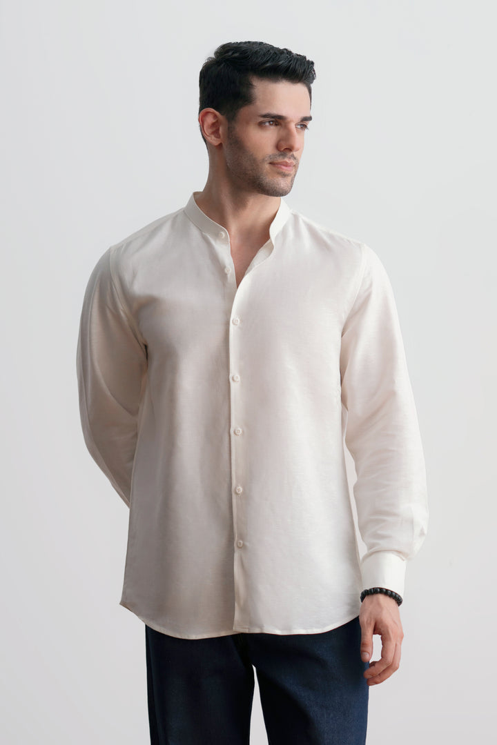 Offwhite Mao Collar Shirt