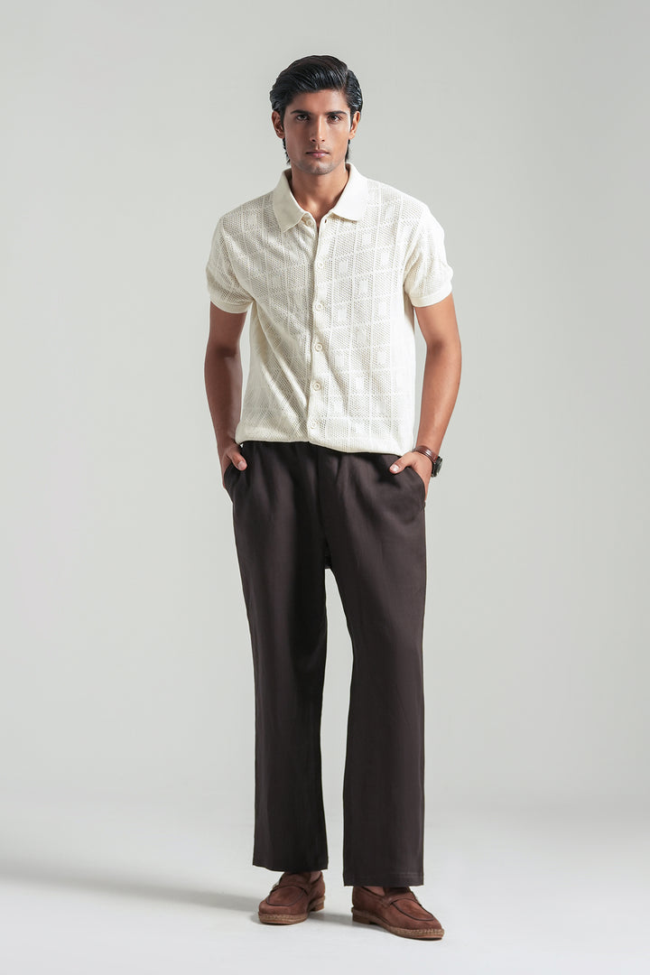 Offwhite Knitted Polo