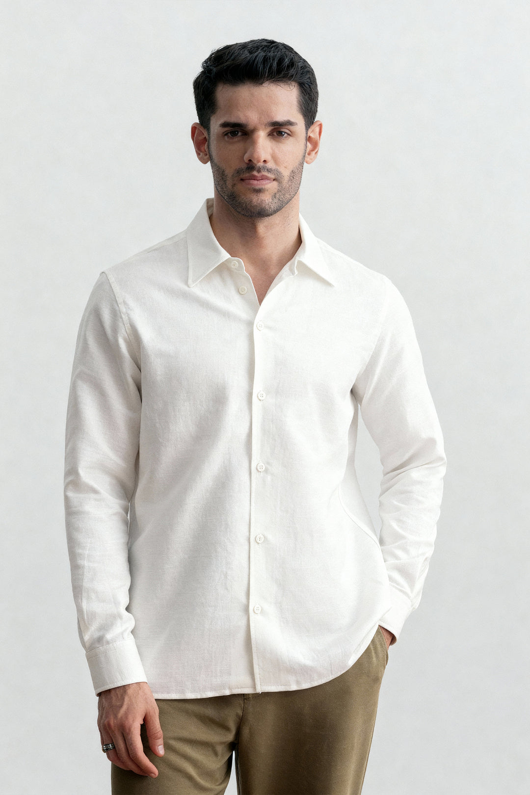 Offwhite Cotton Shirt
