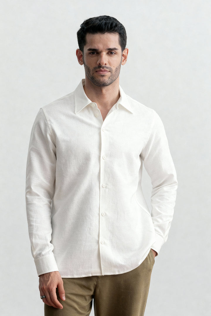 Offwhite Cotton Shirt