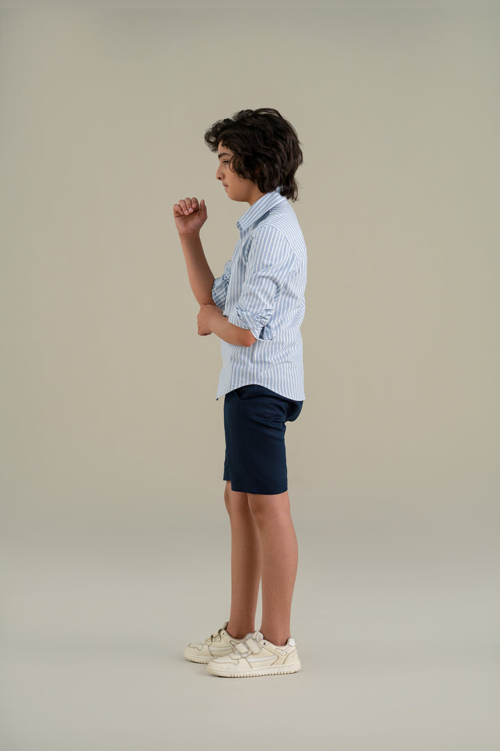 Navy Blue Bermuda Shorts