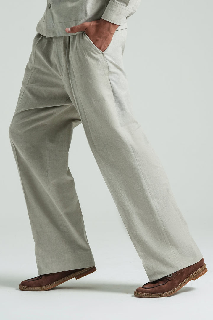 Sand Straight fit Trouser