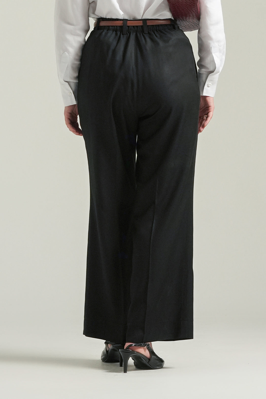 Black Straight Fit Trouser