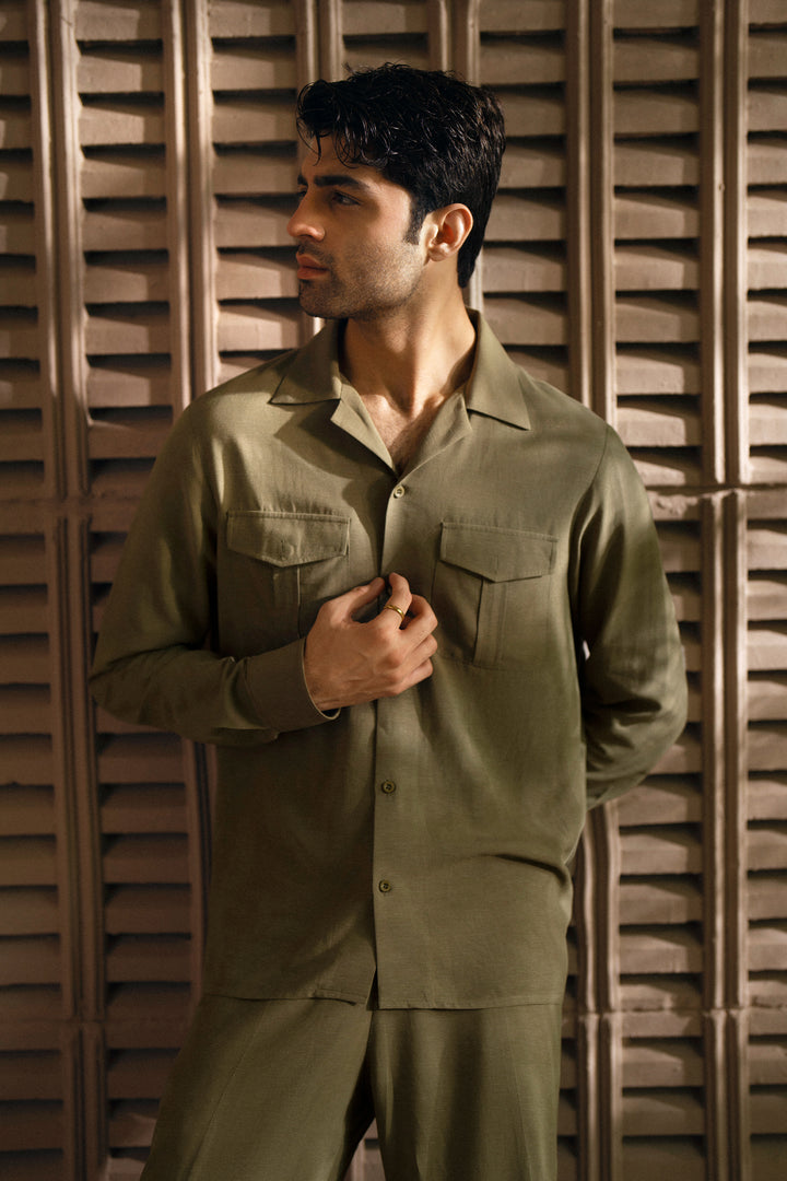 Olive Linen Co-Ord