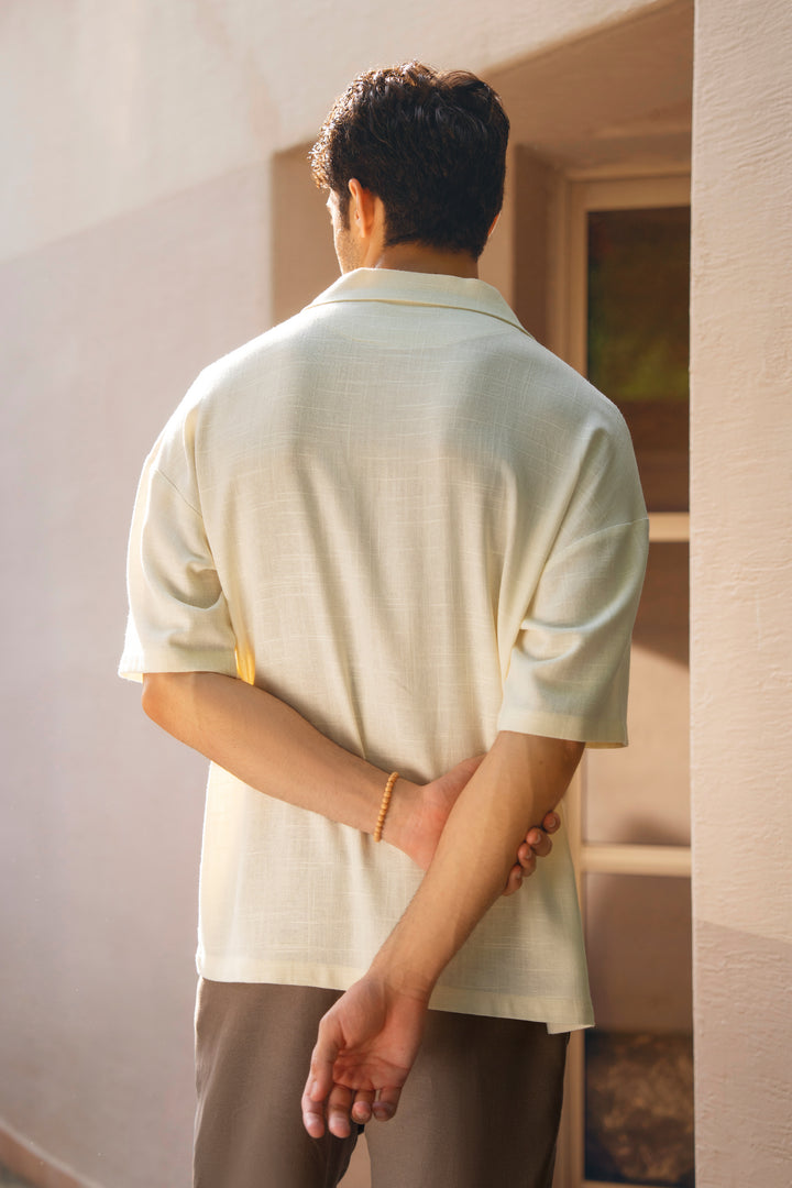 Beige Relaxed Resort Shirt