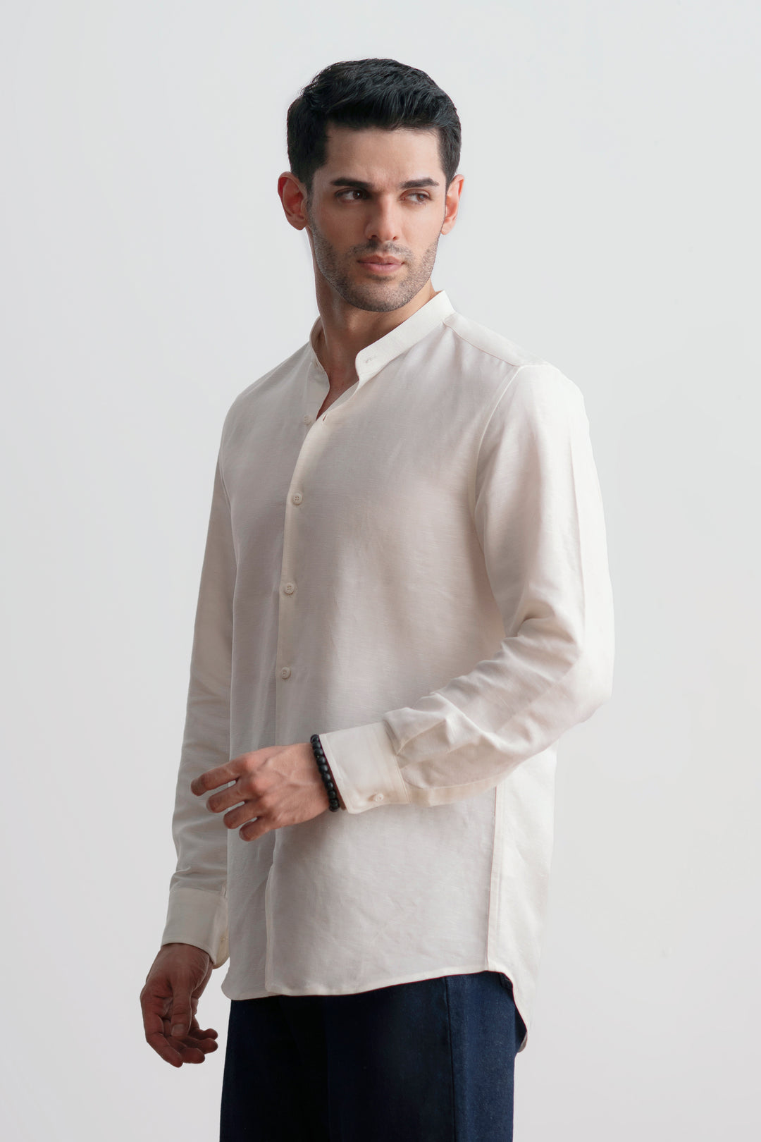 Offwhite Mao Collar Shirt