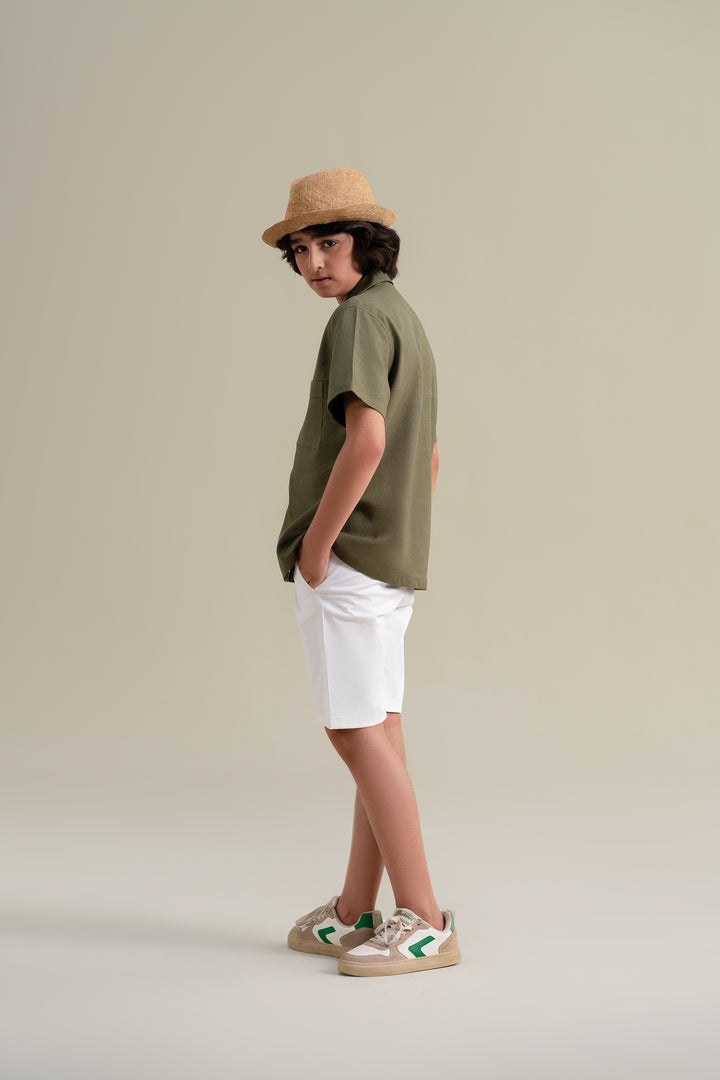 White Bermuda Shorts