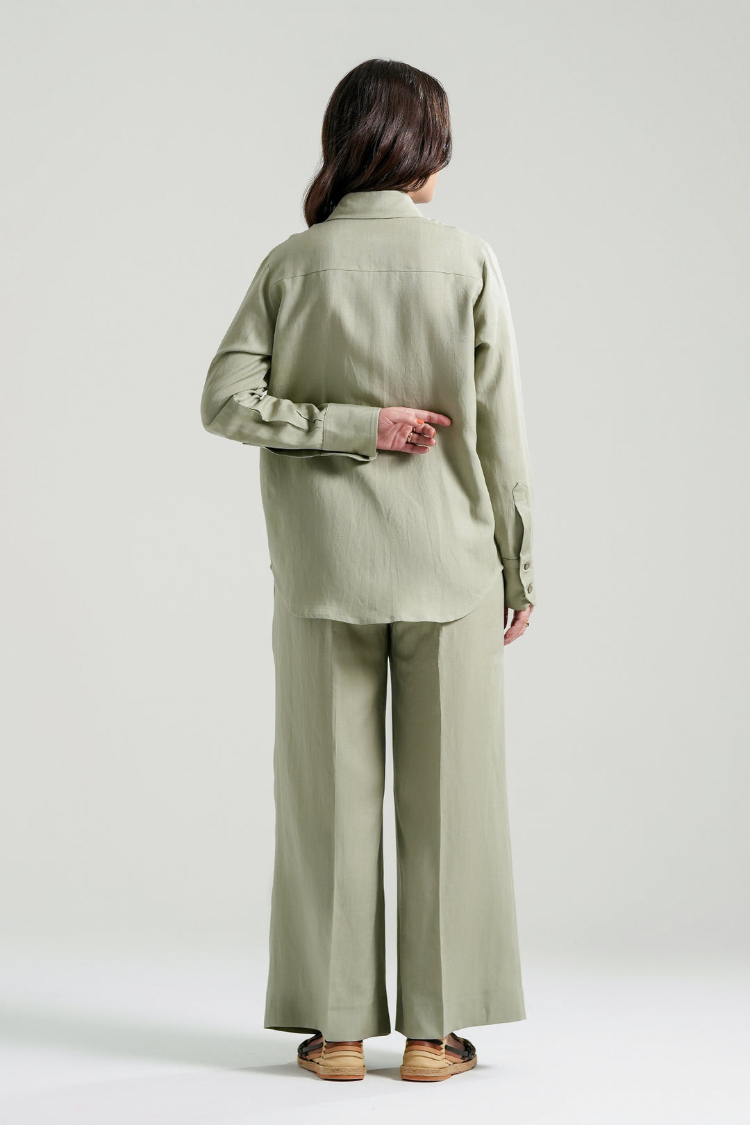 Pistachio Linen Co-Ord Set