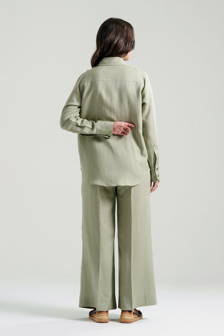 Pistachio Linen Co-Ord Set