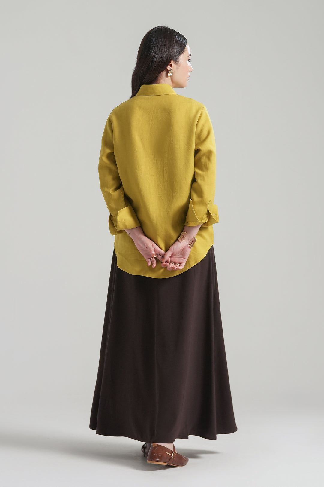 Mustard Linen Shirt