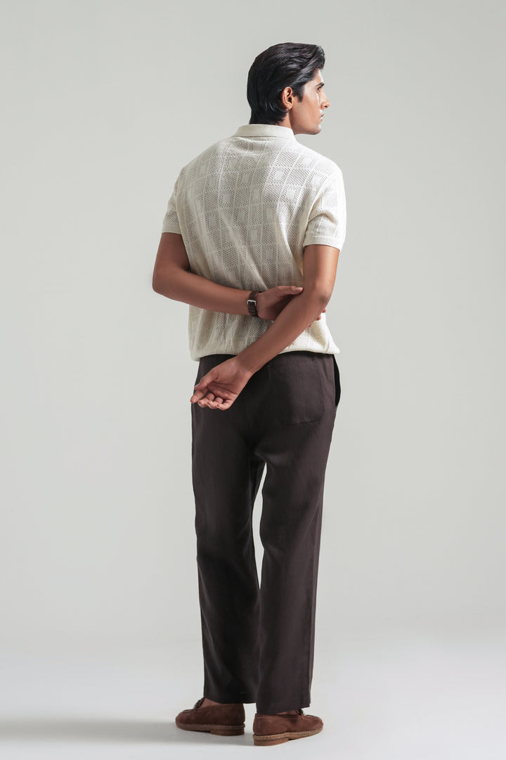 Offwhite Knitted Polo
