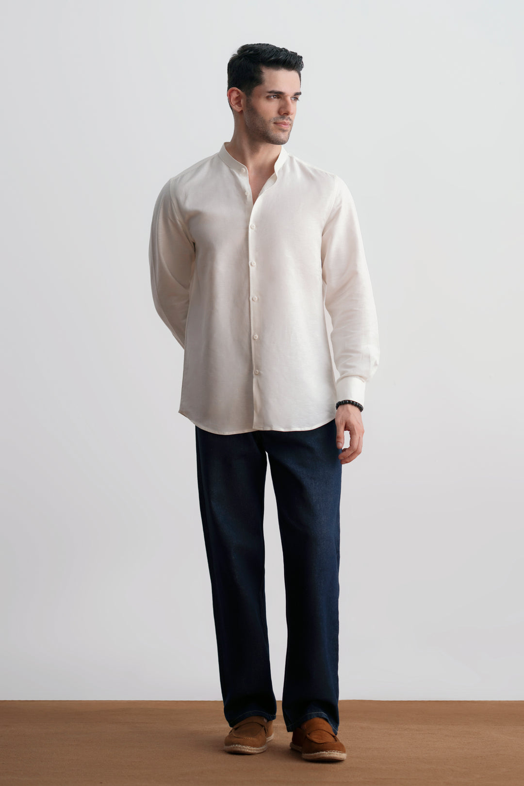 Offwhite Mao Collar Shirt