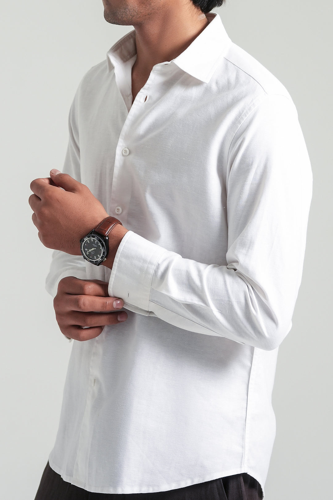 White Linen Shirt
