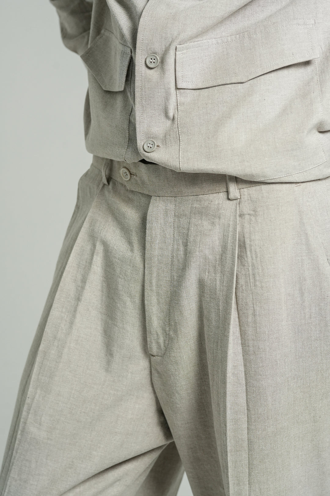 Sand Straight fit Trouser