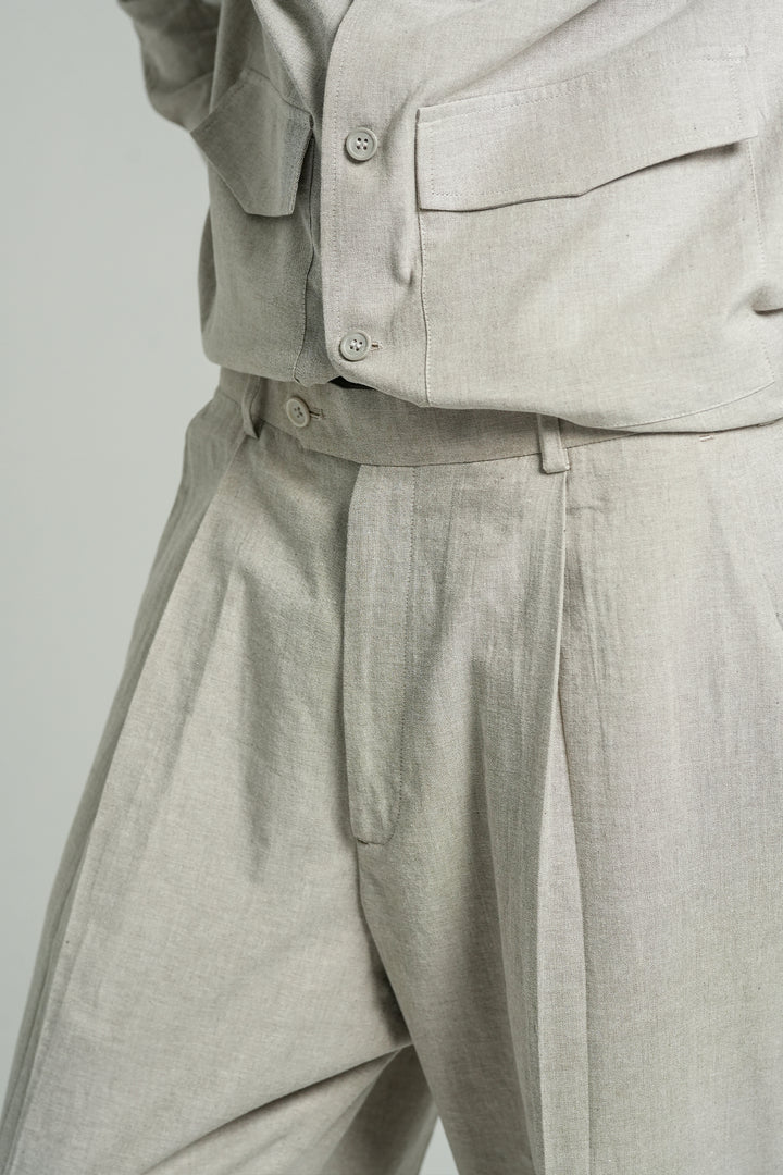 Sand Straight fit Trouser