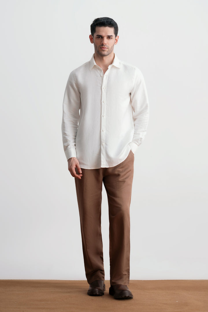 White Linen Shirt