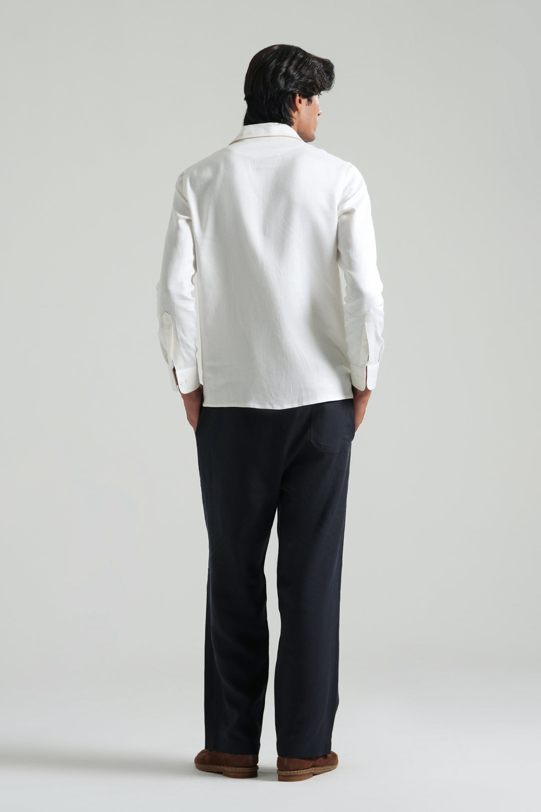 Off-White Two Pocket Linen Shirt