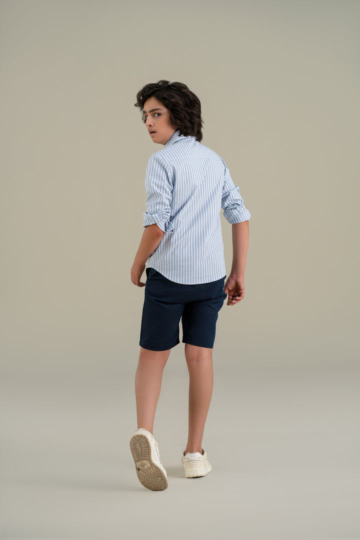 Navy Blue Bermuda Shorts