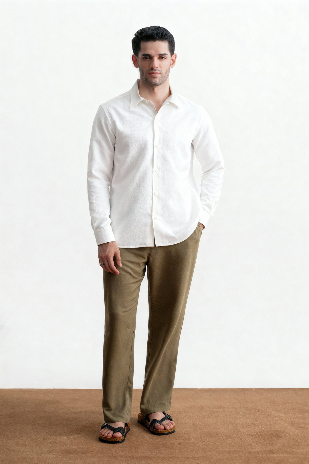 Offwhite Cotton Shirt