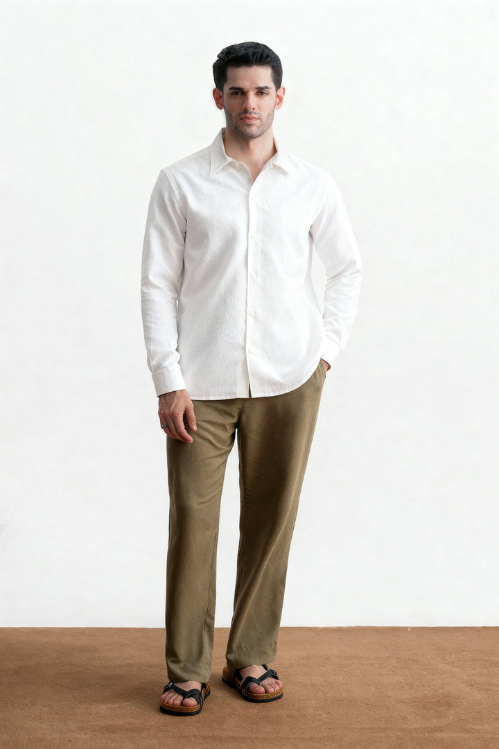 Offwhite Cotton Shirt