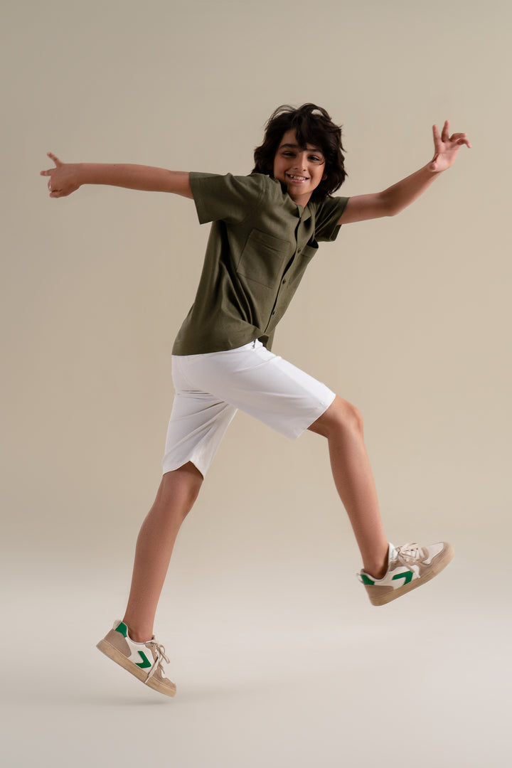Olive Resort Shirt