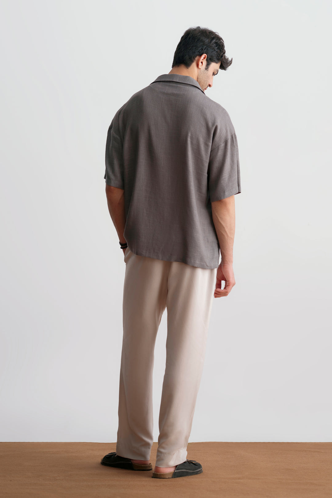 Grey Relaxed Resort Shirt