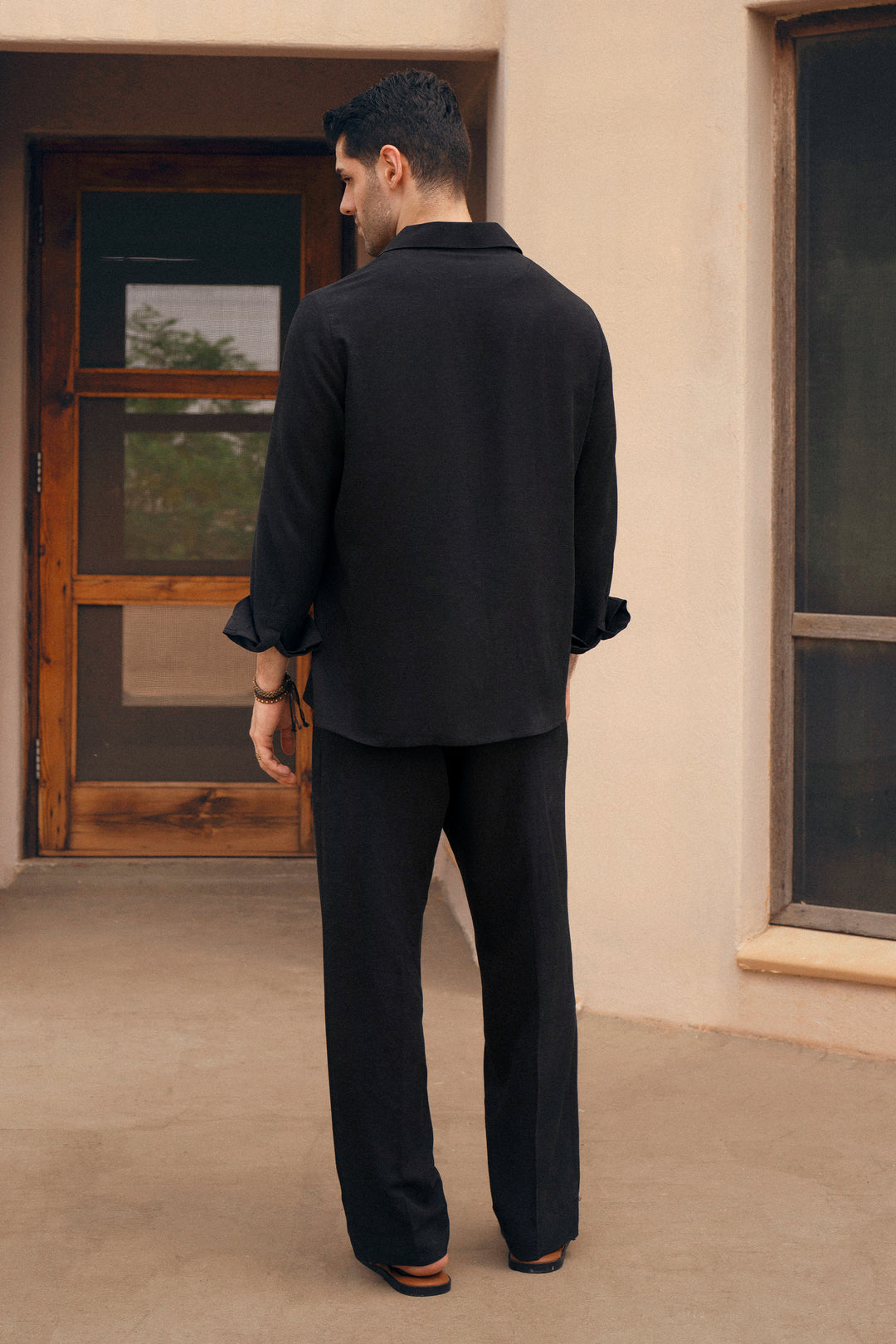 Black Linen Co-Ord