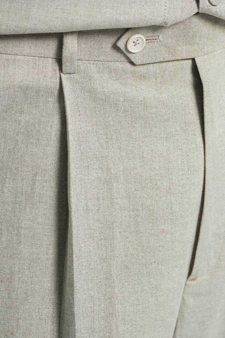 Sand Straight fit Trouser