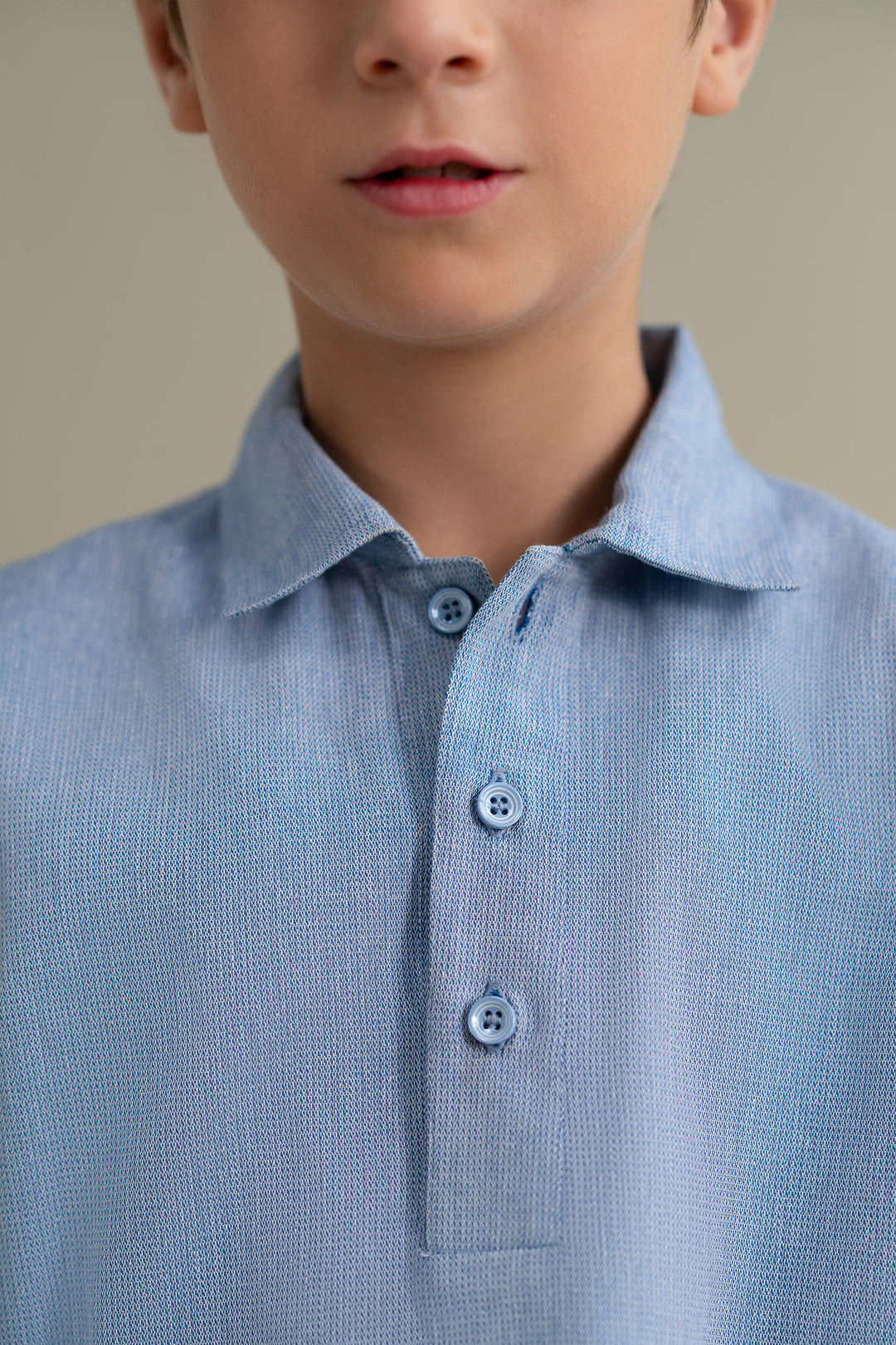 Blue Textured Shirt