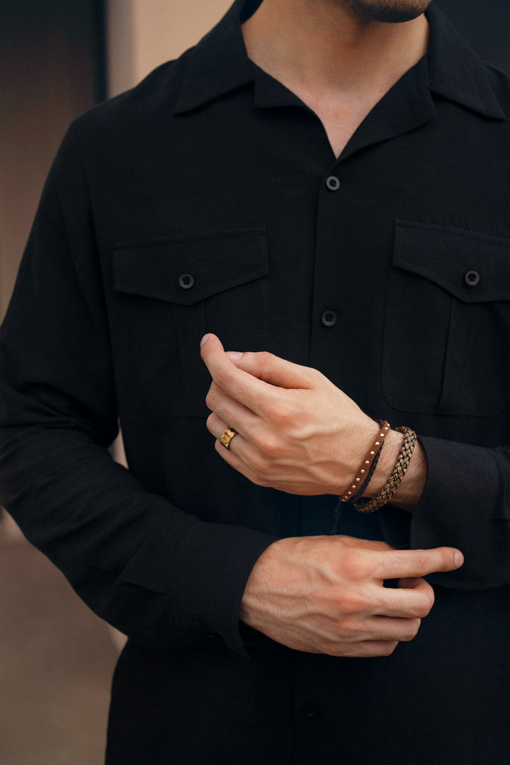 Black Linen Co-Ord
