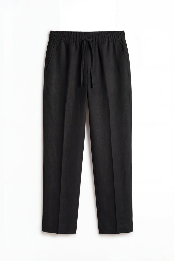 Black Linen Trouser
