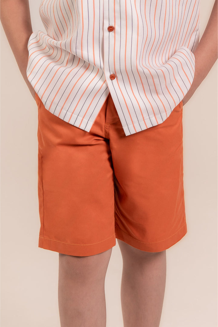 Tangerine Bermuda Shorts
