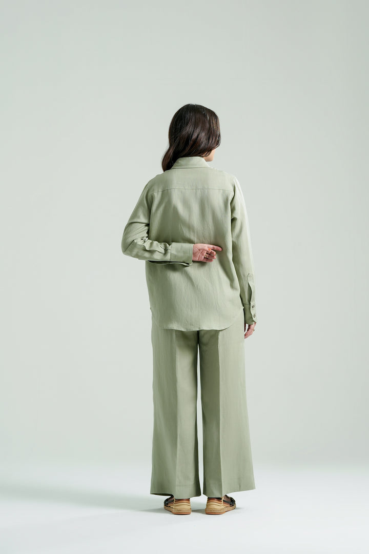 Pistachio Linen Co-Ord Set
