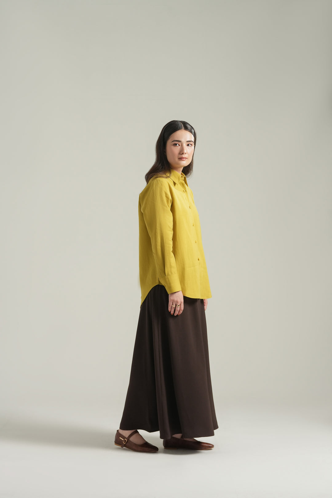 Mustard Linen Shirt