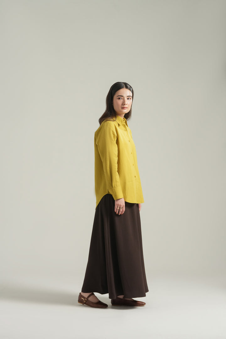 Mustard Linen Shirt
