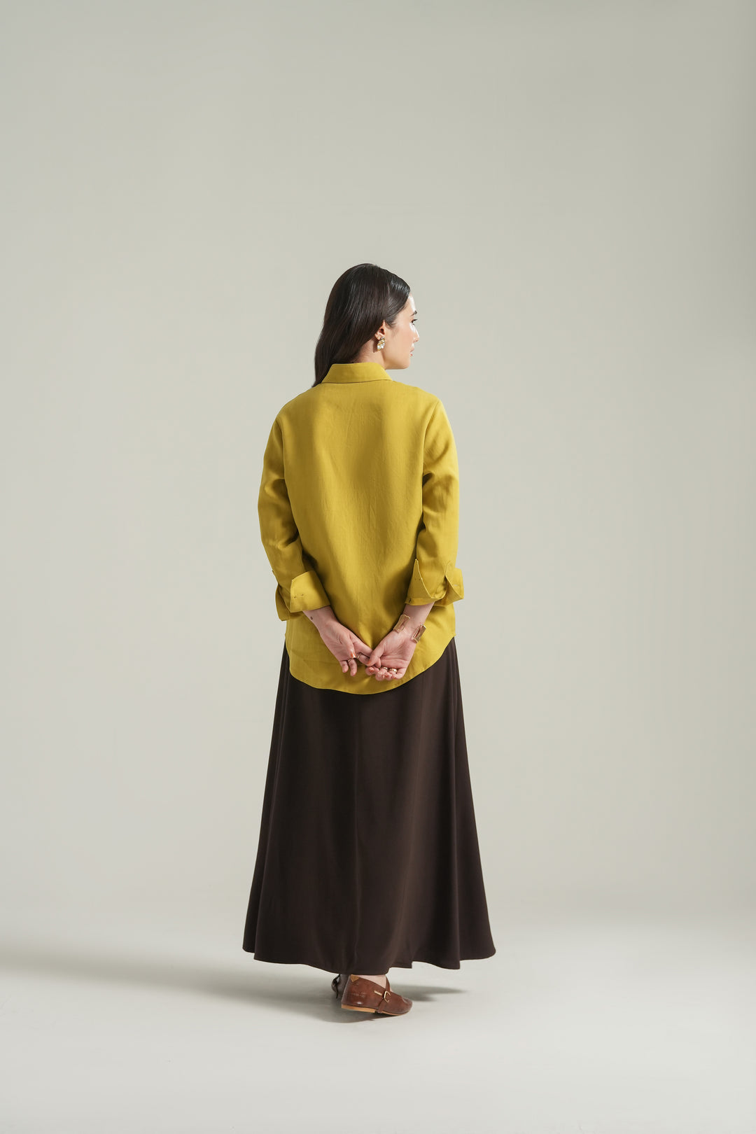Mustard Linen Shirt