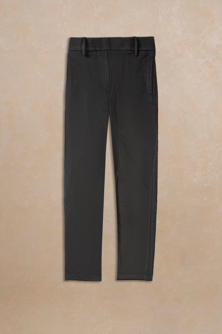 Black Straight Fit Trouser