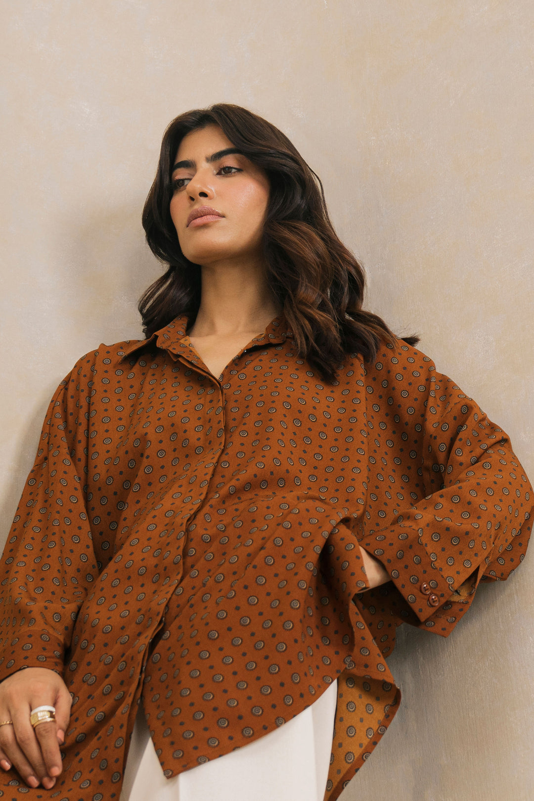 Rust Oversized Shirt