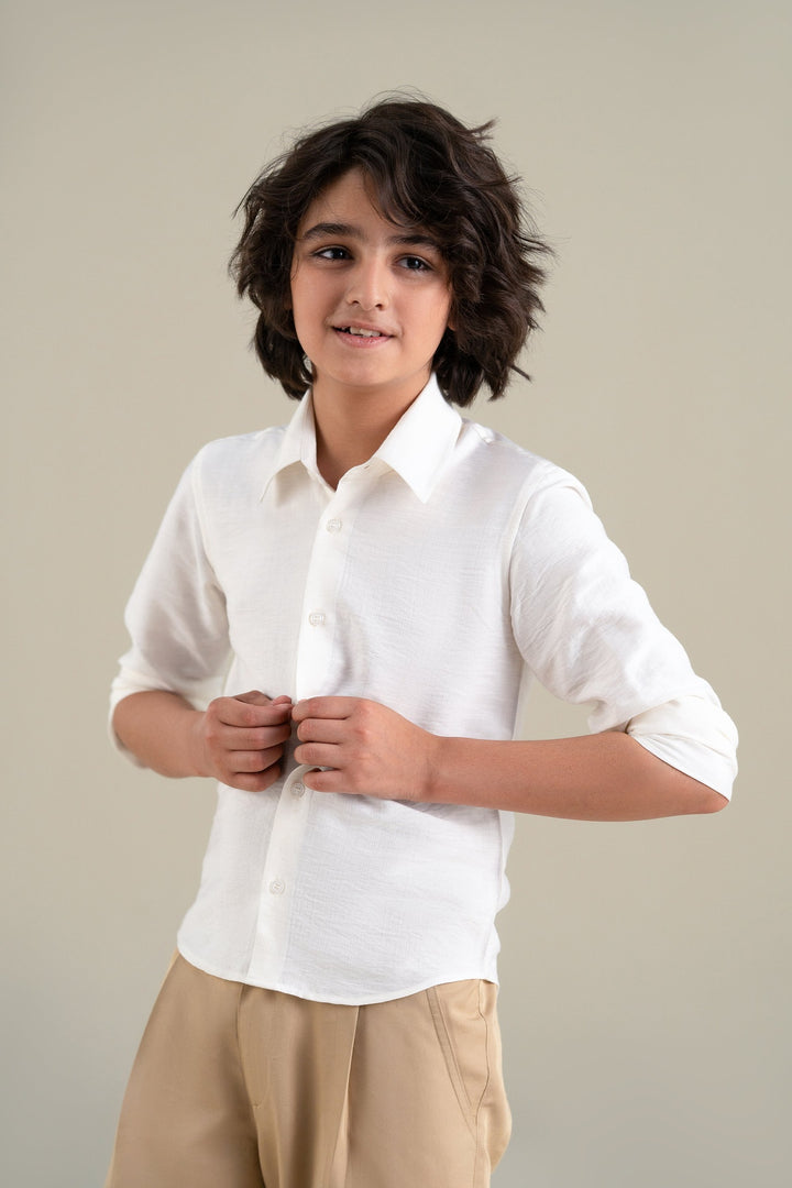 White Linen Shirt
