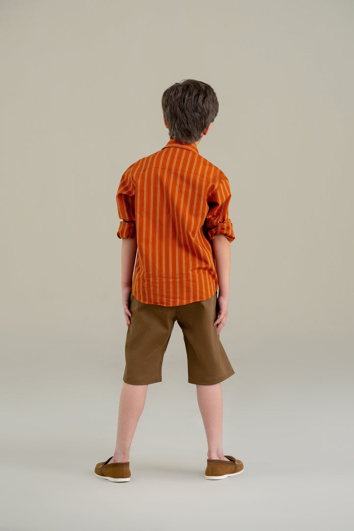 Rust Stripped Shirt