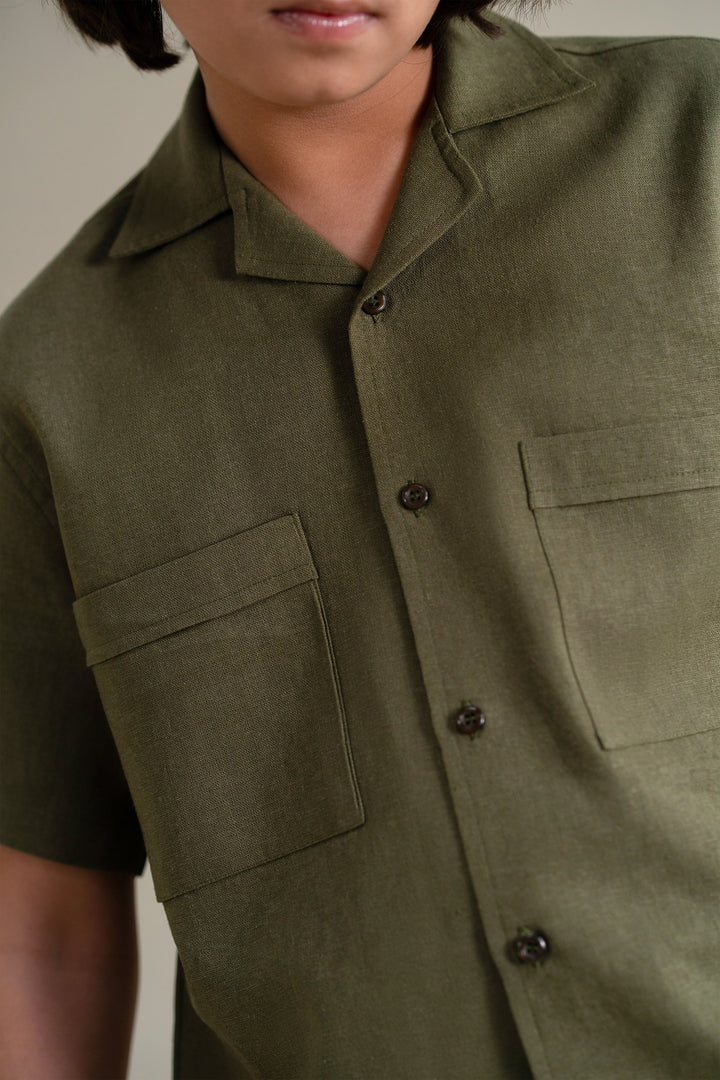 Olive Resort Shirt