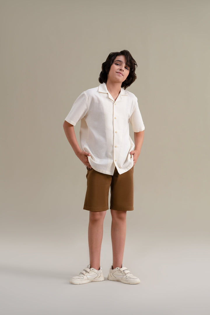 Offwhite Self Textured Shirt
