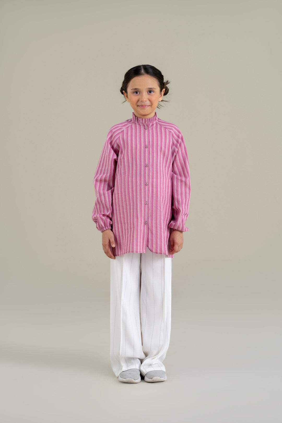 Pink Stipped Blouse