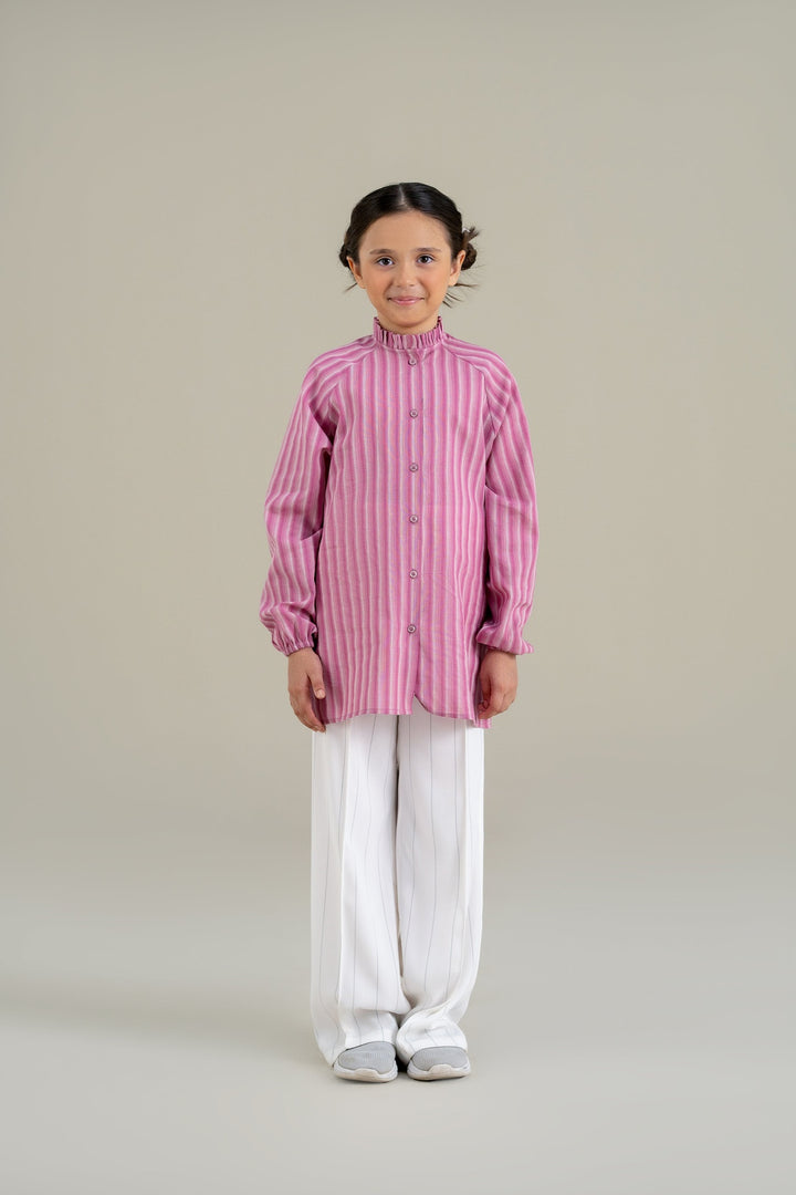 Pink Stipped Blouse